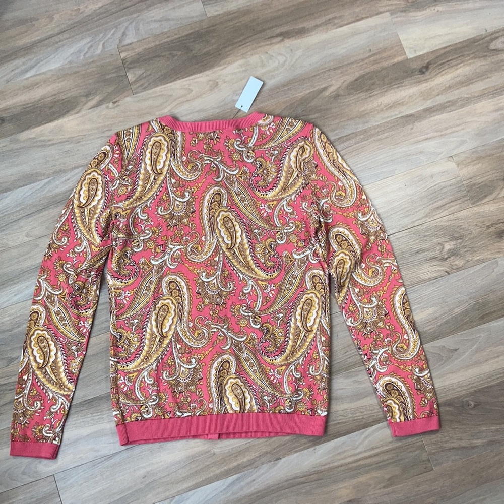 LastCall❌NWT Talbots paisley print button down top size XS - Picture 7 of 10